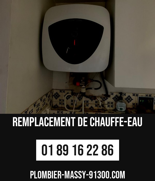 remplacement de chauffe-eau à Massy